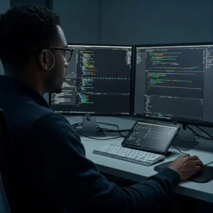 Developer in a software engineering team